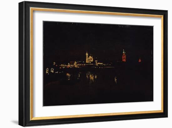 Illumination of the Moscow Kremlin, 1896-Isaak Ilyich Levitan-Framed Giclee Print