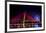 Illumination of Tran Thi Ly Bridge over the Han River, Tet Festival, New Year celebration, Vietnam.-Tom Norring-Framed Photographic Print