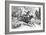 Illus. of Paul Revere on Horseback-null-Framed Giclee Print