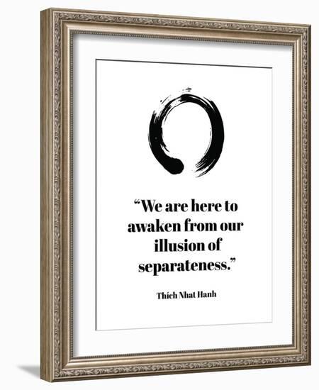 Illusion Of Separateness-Pop Monica-Framed Art Print