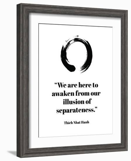 Illusion Of Separateness-Pop Monica-Framed Art Print