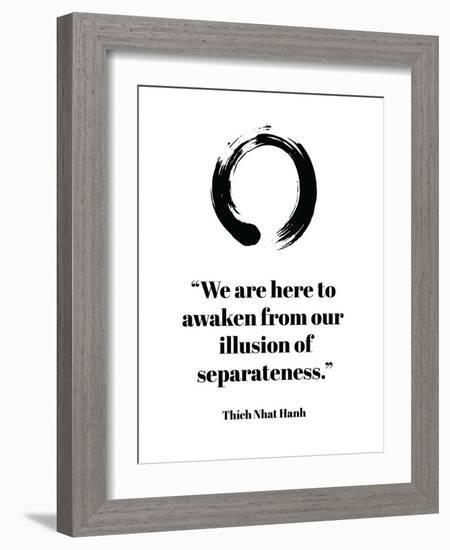 Illusion Of Separateness-Pop Monica-Framed Art Print