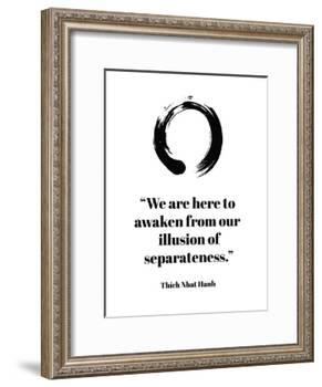 Illusion Of Separateness-Pop Monica-Framed Art Print