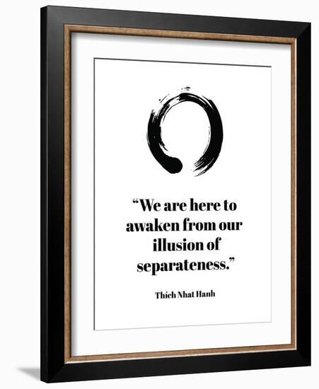 Illusion Of Separateness-Pop Monica-Framed Art Print