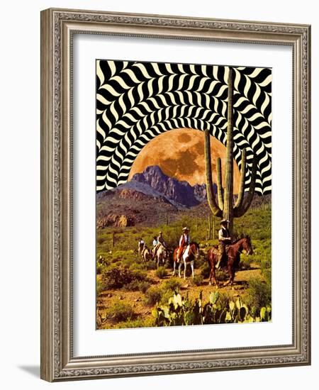 Illusionary Cowboys-Taudalpoi-Framed Giclee Print