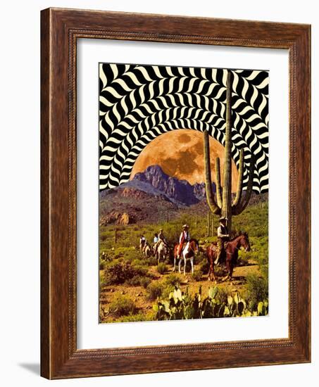 Illusionary Cowboys-Taudalpoi-Framed Giclee Print