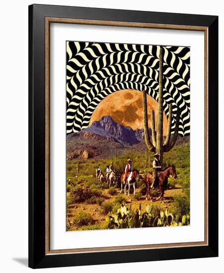 Illusionary Cowboys-Taudalpoi-Framed Giclee Print