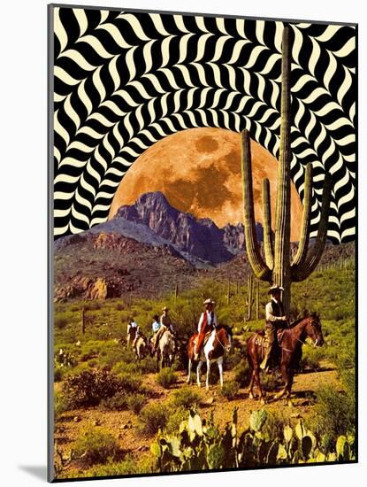 Illusionary Cowboys-Taudalpoi-Mounted Giclee Print