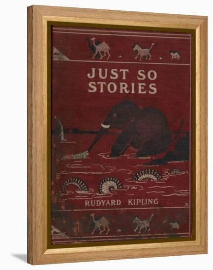 Illustrated Front Cover Showing an Elephant-Rudyard Kipling-Framed Premier Image Canvas