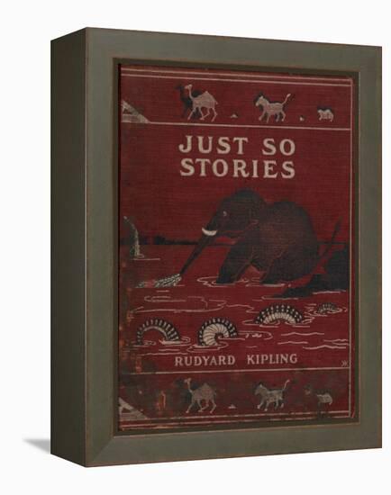 Illustrated Front Cover Showing an Elephant-Rudyard Kipling-Framed Premier Image Canvas