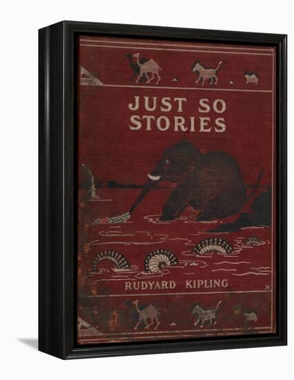 Illustrated Front Cover Showing an Elephant-Rudyard Kipling-Framed Premier Image Canvas