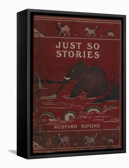 Illustrated Front Cover Showing an Elephant-Rudyard Kipling-Framed Premier Image Canvas