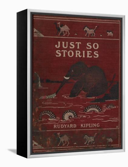 Illustrated Front Cover Showing an Elephant-Rudyard Kipling-Framed Premier Image Canvas