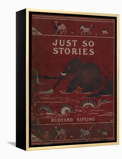 Illustrated Front Cover Showing an Elephant-Rudyard Kipling-Framed Premier Image Canvas