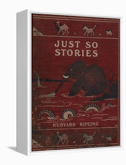 Illustrated Front Cover Showing an Elephant-Rudyard Kipling-Framed Premier Image Canvas