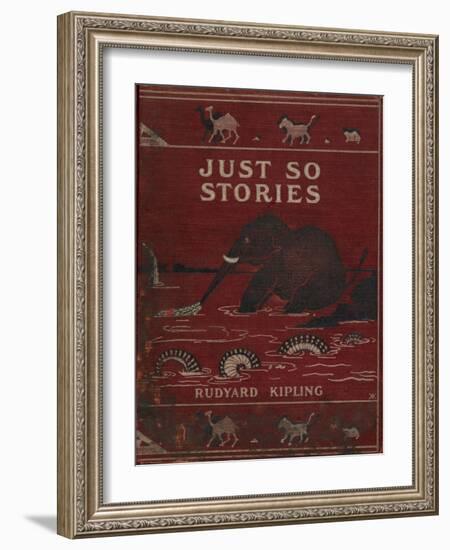 Illustrated Front Cover Showing an Elephant-Rudyard Kipling-Framed Giclee Print