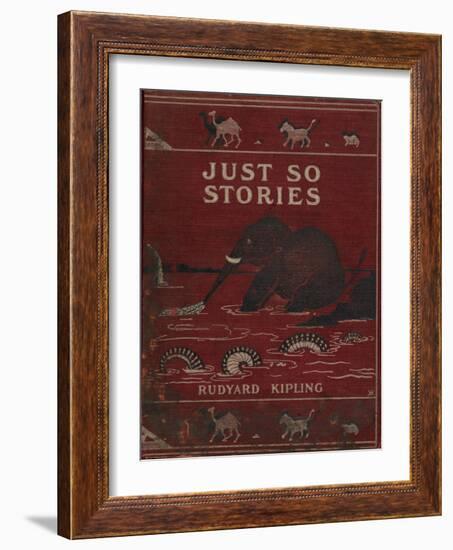 Illustrated Front Cover Showing an Elephant-Rudyard Kipling-Framed Giclee Print