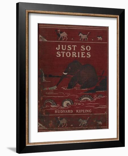 Illustrated Front Cover Showing an Elephant-Rudyard Kipling-Framed Giclee Print