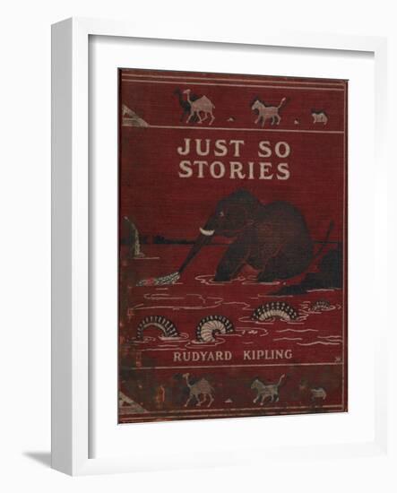 Illustrated Front Cover Showing an Elephant-Rudyard Kipling-Framed Giclee Print