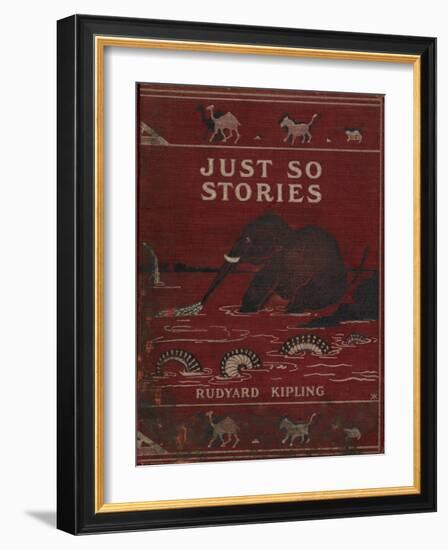 Illustrated Front Cover Showing an Elephant-Rudyard Kipling-Framed Giclee Print