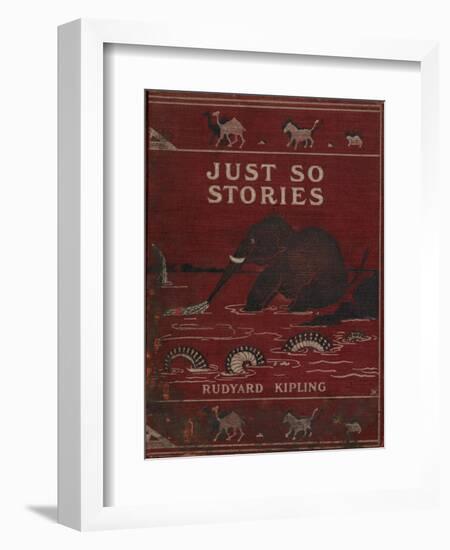 Illustrated Front Cover Showing an Elephant-Rudyard Kipling-Framed Giclee Print