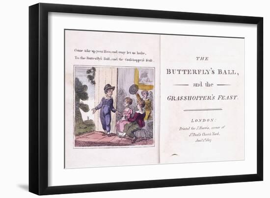 Illustrated Frontispiece from the Children's Book-William Mulready-Framed Giclee Print