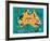 Illustrated Map of Australia-Daria_I-Framed Art Print