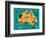 Illustrated Map of Australia-Daria_I-Framed Art Print