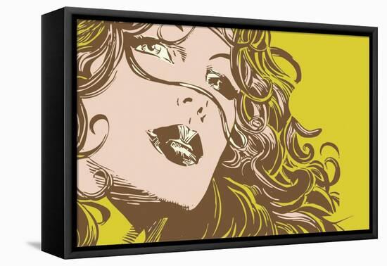 Illustrated Woman-Whoartnow-Framed Premier Image Canvas