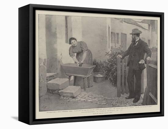 Illustrating A Town's Memory-Charles Green-Framed Premier Image Canvas