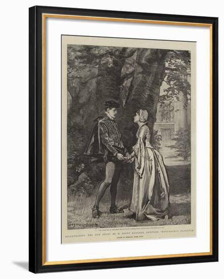 Illustrating the New Story by H Rider Haggard, Entitled Montezuma's Daughter-John Seymour Lucas-Framed Giclee Print