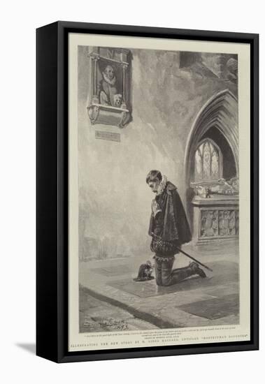 Illustrating the New Story by H Rider Haggard, Entitled Montezuma's Daughter-John Seymour Lucas-Framed Premier Image Canvas