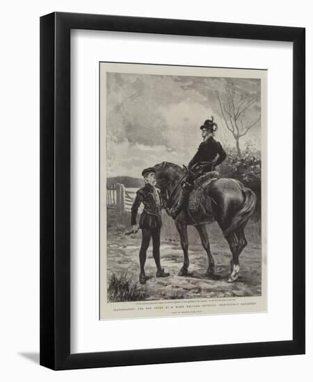 Illustrating the New Story by H Rider Haggard, Entitled Montezuma's Daughter-John Seymour Lucas-Framed Giclee Print