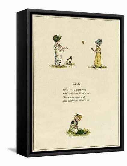 Illustration, Ball-Kate Greenaway-Framed Stretched Canvas