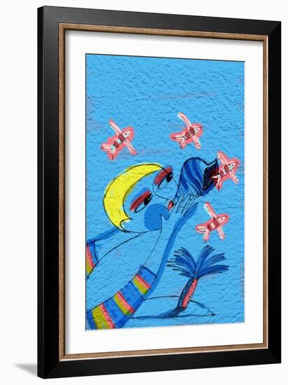 Illustration by Patrizia La Porta for the Novel “Lord of the Flies” by William Golding.-Patrizia La Porta-Framed Giclee Print