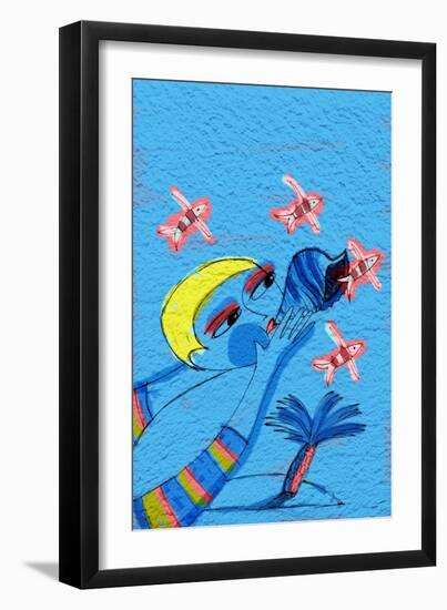 Illustration by Patrizia La Porta for the Novel “Lord of the Flies” by William Golding.-Patrizia La Porta-Framed Giclee Print