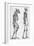 Illustration Depicting Skeleton Comparison of a Human and Gorilla-null-Framed Giclee Print