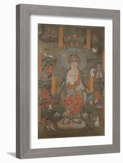 Illustration du "Sutra de Guanyin"-null-Framed Giclee Print