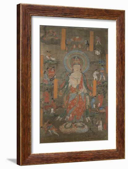 Illustration du "Sutra de Guanyin"-null-Framed Giclee Print