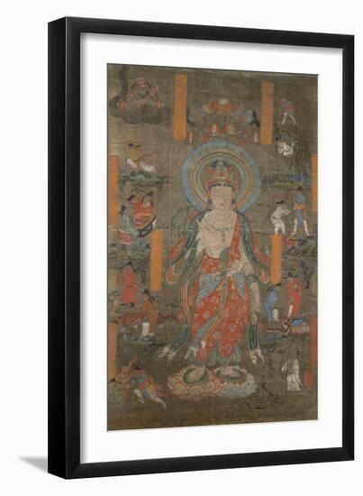 Illustration du "Sutra de Guanyin"-null-Framed Giclee Print