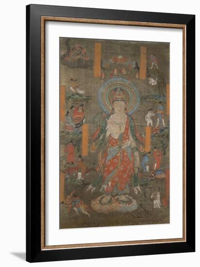 Illustration du "Sutra de Guanyin"-null-Framed Giclee Print