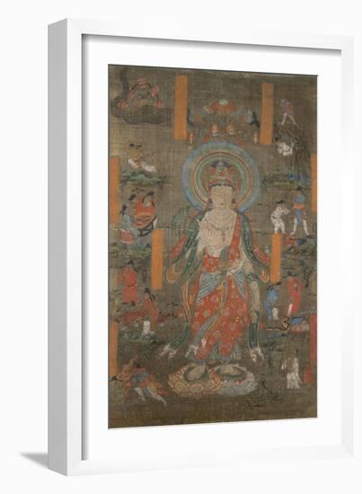 Illustration du "Sutra de Guanyin"-null-Framed Giclee Print