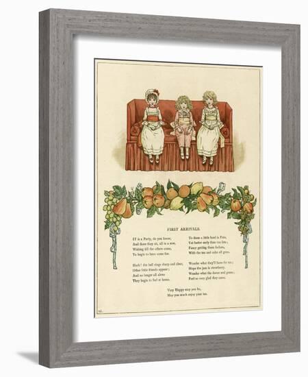 Illustration, First Arrivals-Kate Greenaway-Framed Art Print