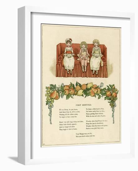 Illustration, First Arrivals-Kate Greenaway-Framed Art Print