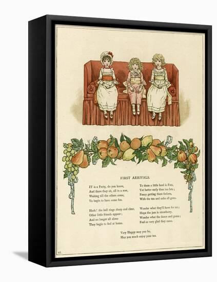 Illustration, First Arrivals-Kate Greenaway-Framed Stretched Canvas