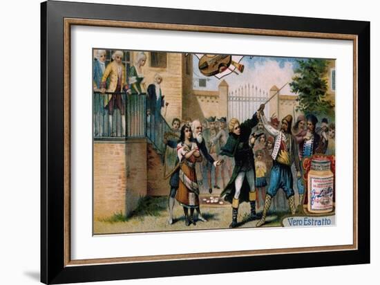 Illustration for Act I, Scene VI of Mignon-Charles Louis Ambroise Thomas-Framed Giclee Print