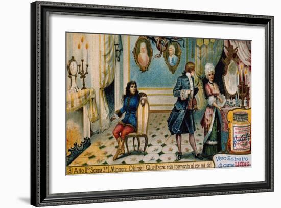 Illustration for Act II, Scene III of Mignon-Charles Louis Ambroise Thomas-Framed Giclee Print