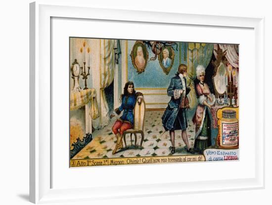 Illustration for Act II, Scene III of Mignon-Charles Louis Ambroise Thomas-Framed Giclee Print