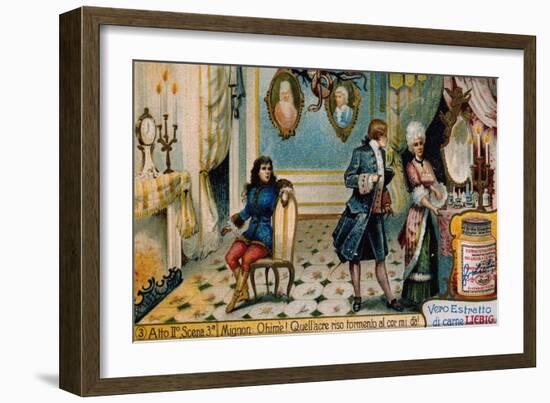 Illustration for Act II, Scene III of Mignon-Charles Louis Ambroise Thomas-Framed Giclee Print