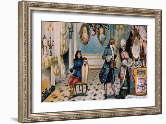 Illustration for Act II, Scene III of Mignon-Charles Louis Ambroise Thomas-Framed Giclee Print
